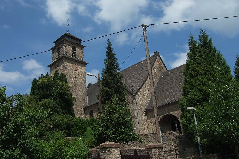 3-3-05 Kirche in Borg.JPG - Pfarrkirche in Borg (erbaut Anfang des 20. Jahrhunderts)
